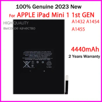 100% Real New 4440mAh A1455 A1432 A1454 Battery For Apple iPad mini 1 mini1 iPadmini1 Tablet High Quality Batteries