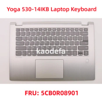For Lenovo ideapad Yoga 530-14IKB Laptop Keyboard FRU: 5CB0R08901