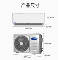 carrier air conditioner 12000btu cooling and heating R410A 220v-50hz full dc inverter fast cooling high efficiency