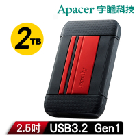 Apacer 宇瞻 AC633 2TB USB3.2 Gen1 軍規抗摔行動硬碟