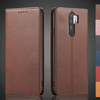 Magnetic attraction Leather Case for Xiaomi Redmi Note 8 Pro / Redmi Note8 Pro Holster Flip Cover Case Wallet Bags Fundas Coque