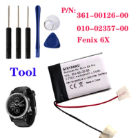 361-00126-00 Li-Polymer Battery For Garmin 010-02357-00 Fenix 6x Fenix 6X Pro Solar Tactix Delta Smart Watch 3.7V 420mAh