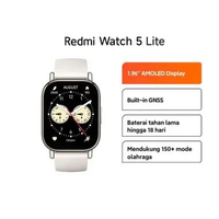 Jam Tangan Unisex Xiaomi Redmi Watch 5 Lite 8100150065 Smartwatch Digital Dial AMOLED Display Light 