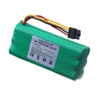 14.4V Ni-MH AA Rechargeable Battery 3000mAh For Ecovacs Deebot Deepoo X600 ZN605 ZN606 ZN609 Midea Redmond Vacuum Cleaner