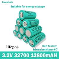 New 32650 12800mAh 3.2V lifepo4 battery Professional lithium iron phosphate power battery Flat head