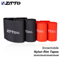 ZTTO MTB Snow Bike Rim Tapes Thicken 3.0 Nylon Rim Strips 20 26 Inch Inner Tube Pads 65mm 80mm Width Inner Tube Rim Wheel Stripe