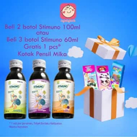 STIMUNO SIRUP MULTIVITAMIN ANAK ORIGINAL JERUK ANGGUR 60ML 100ML HERBAL UNTUK IMUN TUBUH = ORIGINAL 