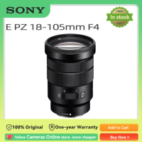 Sony E PZ 18-105mm F4 G OSS Power Zoom Lens APS-C Mirrorless Camera Lens for ZV-E10 ZVE10 A6400 A6600 SELP18105G 18 105 4