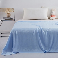 竹纖維毛巾被單人毯子夏天透氣薄款兒童小蓋毯空調被雙人夏被蓋毯