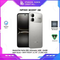 INFINIX SMART 20 4GB 64GB (BLACK, TITANIUM, ORANGE) ORANGE