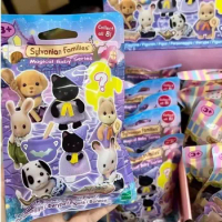 New Genuine Japan Sylvanian Families Bag Kawaii Camping Dress Up Cake Party Baby Cute Anime Figrues 