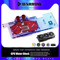 Barrow GPU Water Block For ASUS TUF RTX 3070 Gaming Video Card, VGA Cooler Radiator 5V 3Pin M/B SYNC BS-AST3070-PA2