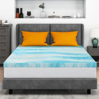 Mattress Topper Queen, 2 Inch Gel Memory Foam Bed Topper for Queen Size Bed,Full/Twin/Full/Queen/King optional