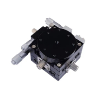 XYR Axis diameter 125mm Knob Micrometer Sliding stage Guide Rail Type Platform Manual Displacement Sliding Table LS125-LM