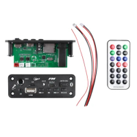 2*3W MP3 Bluetooth 5.3 Amplifier Decoder Board Car DAC Module 6W Audio Decoding Board Support Bluetooth Call Microphone For Car