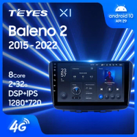 TEYES X1 For Suzuki Baleno 2 2015 - 2022 Car Radio Multimedia Video Player Navigation GPS Android 10 No 2din 2 din DVD