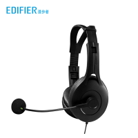 優樂悅~EDIFIER/漫步者USB K810電腦耳機帶麥頭戴式網課學習英語聽力隔音