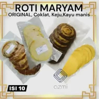 Roti Maryam / Roti Canai / Roti Cane Frozen Rasa Original / Coklat / Keju / Kayu Manis 10 Pcs Mini k