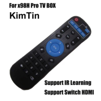 Genuine Replacement IR Remote Control Support IR learning for X98H Pro Android 12 TV Box