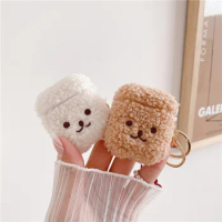 Cute Fluffy Bear Earphone Case For Apple Airpods 1 2 3 Pro 2 Cover Fashion Lovely Headphones Fur Cases For Airpods Charging Box