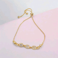 gelang model permata bahan titanium