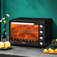 40L Electric Oven Multifunctional Large Capacity Pizza Bread Toaster Barbecue Cake Baking Ovens Breakfast Machine Four Layers
