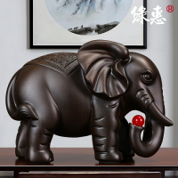 招財吉祥大象一對客廳酒柜玄關辦公桌裝飾品擺件家居飾品開業禮品