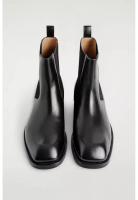COS SQUARE-TOE LEATHER CHELSEA BOOTS