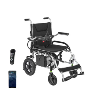Portable Lightweight Foldable Power Chair Mobility Scooter Electric Wheelchair For Disabled Adults