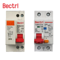 RCBO MCB 230V 1P+N Residual current Circuit breaker with over and short current Leakage protection