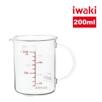 【iwaki】耐熱玻璃刻度量杯-200ml