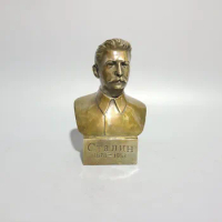 Collection Russian Leader Joseph Stalin Bust Bronze Statue