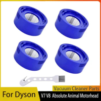 Post Filter Replacement Parts for Dyson V7 V8 Motorhead Animal Absolute Vacuum Cleaner Spare Parts 967478-01