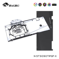 Bykski Computer Water Cooler For ZOTAC Geforce RTX 3090Ti 24G6X PGF OC,AMP EXTREME HOLO Cooling Block,N-ST3090TIPGF-X