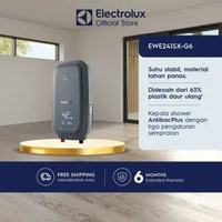 Electrolux Water Heater Instant - Sistem Keselamatan Pemanas Air (ELCB) - Kepala Shower AntibacPlus 