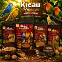 Pakan Burung Kenari YS Yorkshire Makanan Burung Juara | Kemasan 200g Kicau SeedMix