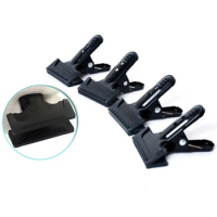 Photography Metal Clip Background Support Clamps with Rubber Protective Sleeve Photo Studio Backdrop Bracket Holder