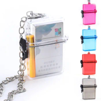 Ins Acrylic Transparent Cigarette Case Decoration Can Match With Chain Hanging Chain Waterproof Fashion Cigarette Holder