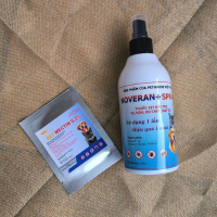 (Mua 1 tặng 1) Chai Xịt NOVERAN SPRAY trị Ve-Rận-Ghẻ-Nấm chó mèo và môi trường