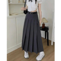 Chân váy ly dài nữ basic dễ mix đồ đi chơi đi làm 7038 STT