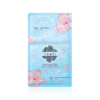 YUMEI - 覆膜酵母嫩肌桃花雙膜(魔女酵母花形面膜) (6ml+25ml)x6pcs _l (環保無盒裝) 6pcs