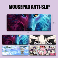 Mouse pad, non-slip desktop mat, custom extra-wide gaming mouse pad, elastic, anime-style design, 80