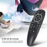 G10s Voice Remote Control Fly Wireless TV Air Mouse 2.4G Wireless with 6 Gyroscope Mini IR for Smart TV PC Android TV Box HK1