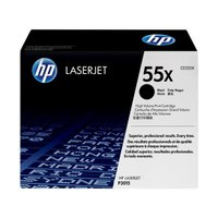 【最高22%回饋 滿額折300】 HP 55X 黑色原廠 LaserJet 高容量碳粉匣 (CE255X) For P3015DN/M521dn