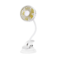 NEW-Portable Rechargeable Mini USB Fan Clip On Fan With 3 Speeds Quiet Table Fan For Office Home Desk Outdoor