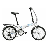 New Speed Factory Price New Model Affordable Folding Bike 20 Inch Steel Frame V Brake 6 Speed Portable Bicycle for Office Worker