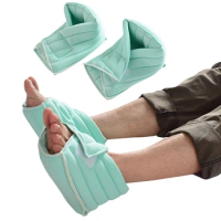 Elderly Heel Pads Elderly Bed Care Anti-Decubitus Pain Relief Foot Care Tools Heel Support Anti-Decubitus Ankle Warmers 2pcs