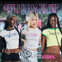 ASBKK : Offline Ringer Tees - เสื้อยืด ลายออฟไลน์ 3 สี สั่งของ  จาก  จีน  มา  ขาย เชิ้ต  แฟชั่น  ผู้
