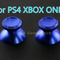 2pcs=1pair Metal Analog Joystick Cap For PS4 thumb Stick grip Cap for Sony playstation PS4 PS5 XBOX ONE Gamepad Controller