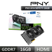 PNY RTX 5070Ti 16GB VCG5070T16TFXPB1-O 顯示卡 RTX 5070Ti